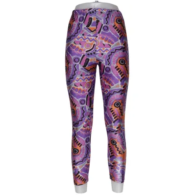 Leggings (Lila, Orange, Flerfärgad) från Warning Elastan, Polyamid