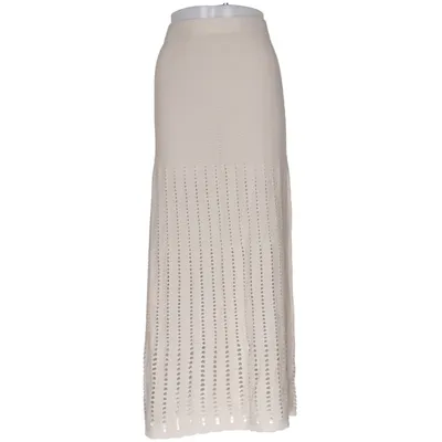Jupe longue (Beige) de Lindex Coton, Lin