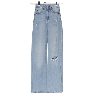 Spijkerbroek (Blauw) van H&M Katoen, Elastaan