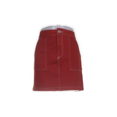 Jeansnederdel (Rød) fra BDG by Urban Outfitters Bomuld