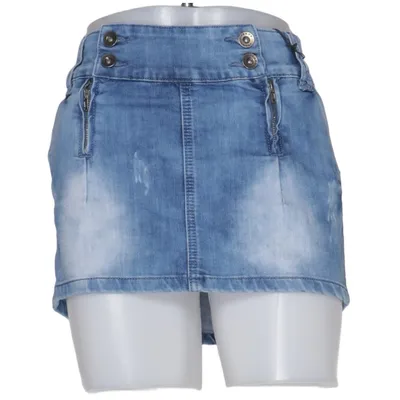 Jeanskjol (Blå) från Dromedar Bomull, Elastan, Polyester