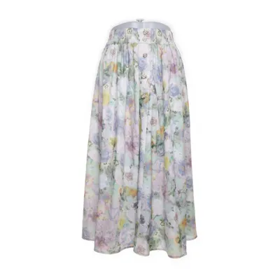 Maxi rok (Turquoise, Meerkleurig) van Axes Femme