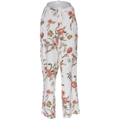 Byxor (Vit, Flerfärgad) från Mango Casual
