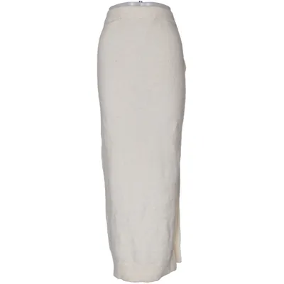 Ventenederdel (Hvid) fra H&M Mama Akryl, Elastan, Polyester, Uld