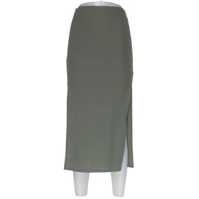 Maxi nederdel (Grøn) fra Flounce Elastan, Polyester