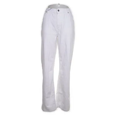 Jeans (Vit) från Never Denim by Bik Bok Ekologisk bomull, Elastan, Lyocell