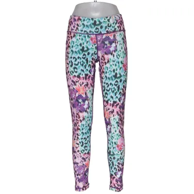 Sportleggings (Roze, Lila, Meerkleurig) van Bodyzone by KappAhl Elastaan, Polyester