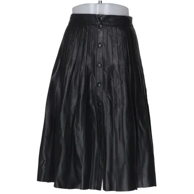 Jupe longue (Noir) de Rebecca Taylor Polyester, Polyuréthane