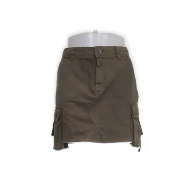 Skirt (Green) from Bershka Cotton