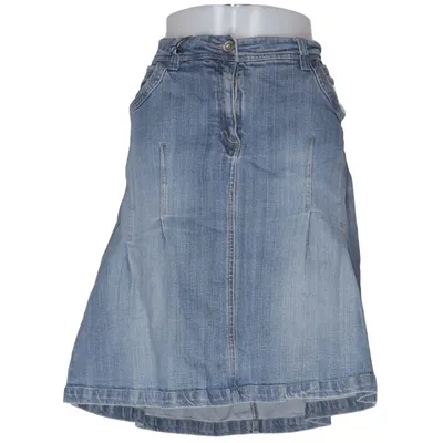 Spijkerrok (Blauw) van Cappucini Casual Katoen, Elastaan