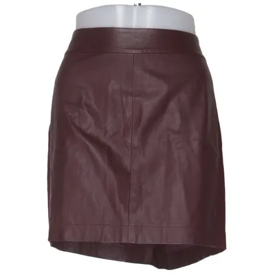 Skirt (Purple) from Paige Elastane, Leather, Polyamide, Viscose
