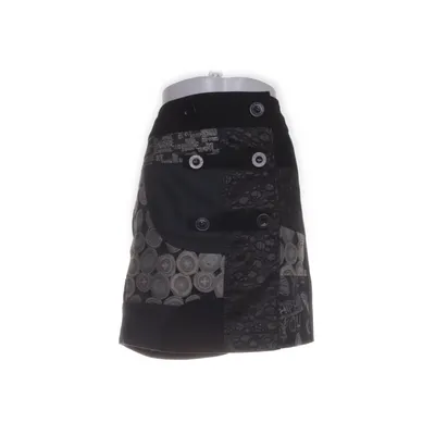 Rok (Zwart, Meerkleurig) van Desigual Polyester, Wol, Viscose