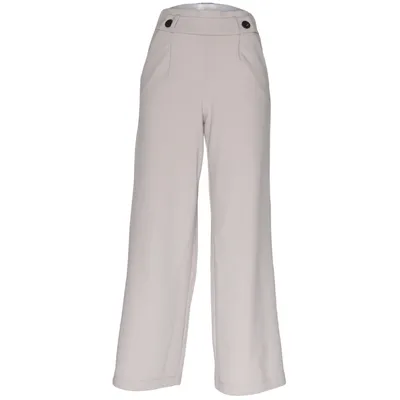 Pantalon patte d'éléphant (Beige) de JDY Élasthane, Polyester