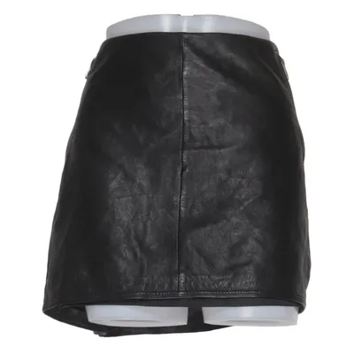 Skirt (Gray) from Sandro Leather, Polyester