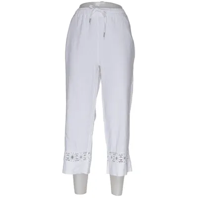 Pants (White) from Lea H. Linen, Viscose