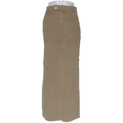 Maxi skirt (Beige) from NA-KD Cotton, Polyester