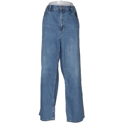 Spijkerbroek (Blauw) van Uniqlo Jeans Katoen, Polyester
