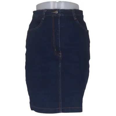 Jupe en jean (Bleu) de Intense Coton, Élasthane