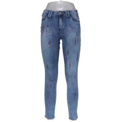 Spijkerbroek (Blauw, Meerkleurig) van Lexxury Katoen, Elastaan, Polyester, Viscose
