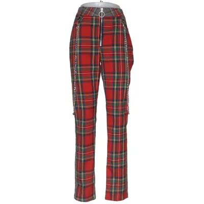 Byxor (Röd, Grå, Flerfärgad) från Jawbreaker Elastan, Polyester