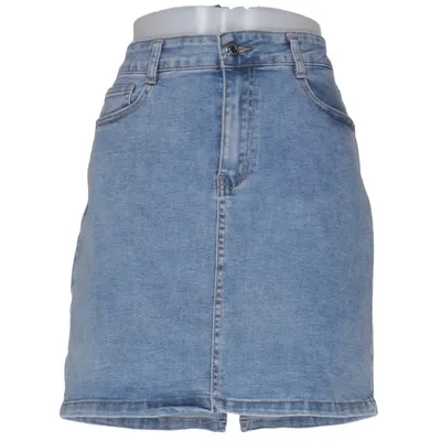 Denim skirt (Blue) from My Tina's Cotton, Elastane, Polyester
