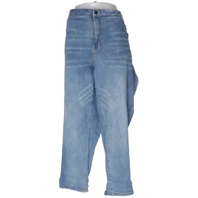 Spijkerbroek (Blauw) van Zizzi Katoen, Elastaan