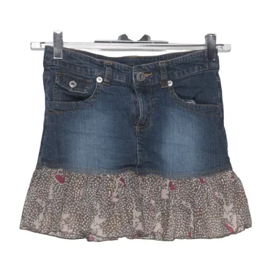 Spijkerrok (Blauw, Bruin, Roze, Meerkleurig) van Girls Girls by KappAhl Katoen, Elastaan