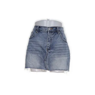 Jeanskjol (Blå) från Fashion Nova Bomull