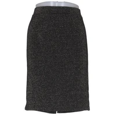 Jupe (Noir, Argent) de Yest Coton, Fibre métallique