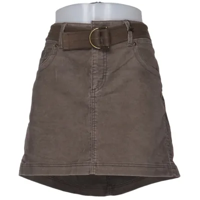 Kjol (Brun) från L.O.G.G by H&M Bomull, Elastan, Polyester