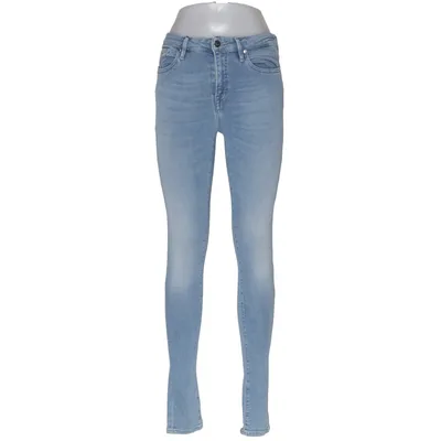 Jeans (NEEDLE) från Denham Bomull, Elastan, Skinn