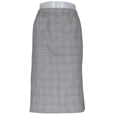 Skirt (Black, White) from Wästgöta Polyester, Viscose