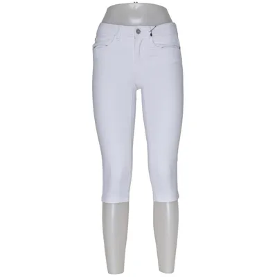 Driekwart broek (Wit) van ONLY Katoen, Elastaan, Polyester