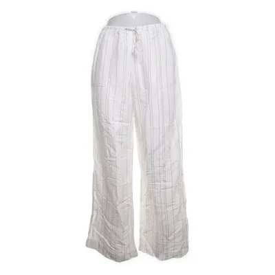 Pants (White) from H&M Premium Quality Viscose, Linen, Polyester