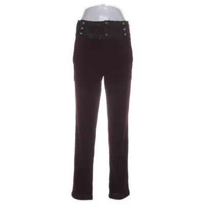 Corduroy pants (Red, Black) from Debil Fashion Polyester, Elastane