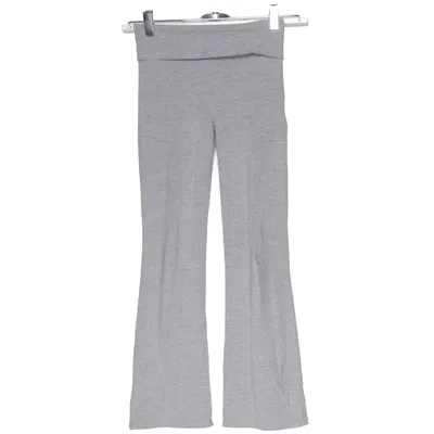 Byxor (Grå) från Gina Tricot Bomull, Elastan, Modal