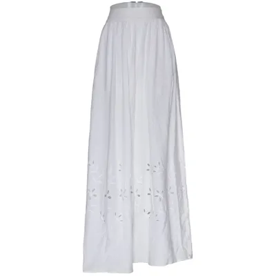 Maxi rok (Wit) van H&M Conscious Collection