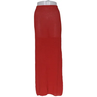 Maxi rok (Rood) van Monday Polyamide, Viscose