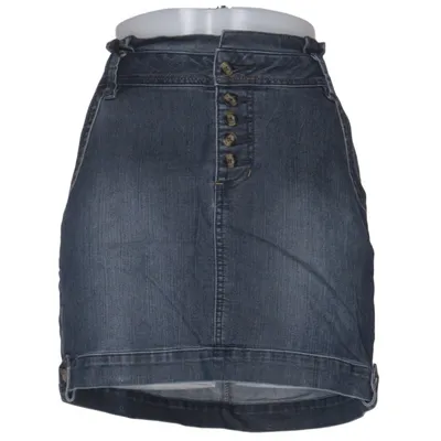 Denim skirt (Blue) from Lara Cotton, Polyester