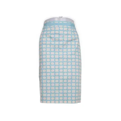 Nederdel (Blå, Hvid) fra Boden Bomuld, Elastan, Polyester