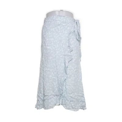 Wrap skirt (Blue, White) from Boii Viscose