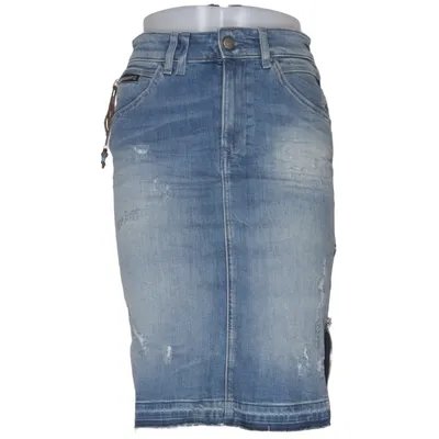 Spijkerrok (Blauw) van Replay Katoen, Elastaan