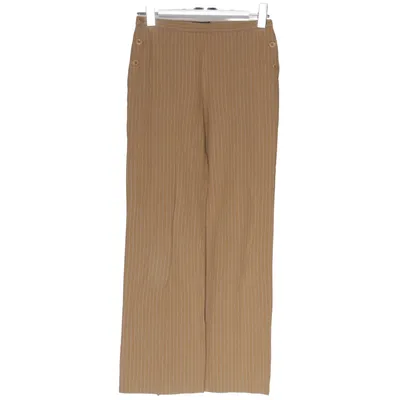 Suit pants (Brown) from Zara Cotton, Linen, Polyester