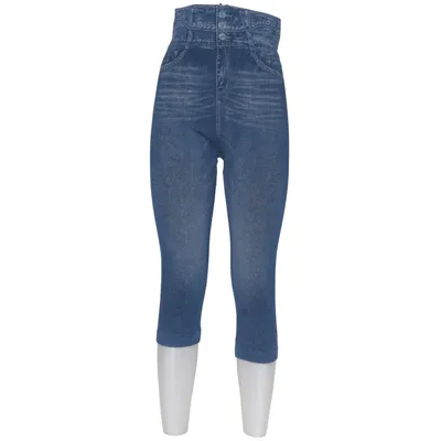Treggings (Bleu) de Dress Like Marie Élasthane, Polyester, Viscose