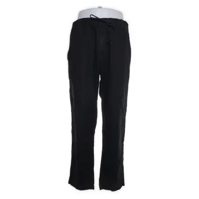 Pants (Black) from H&M Cotton, Linen, Polyester