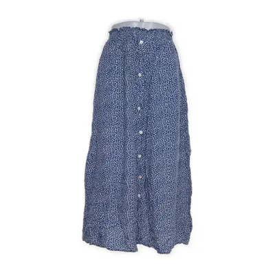Maxi rok (Blauw, Wit) van In April 1986 Viscose