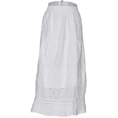 Maxi skirt (White) from Aprico Cotton, Viscose