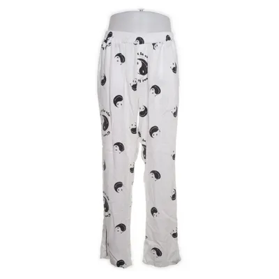 Pyjamasbyxor (Vit, Svart) från Nikben x Smiley Lyocell