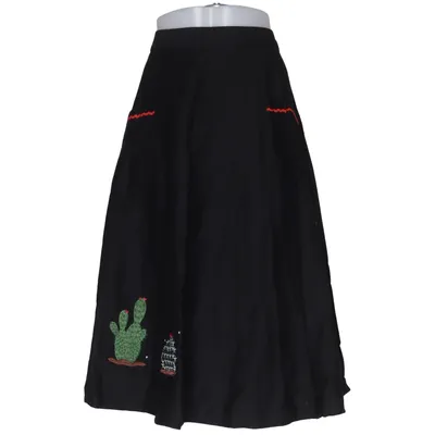 Långkjol (Svart, Flerfärgad) från Collectif Bomull, Elastan, Polyester
