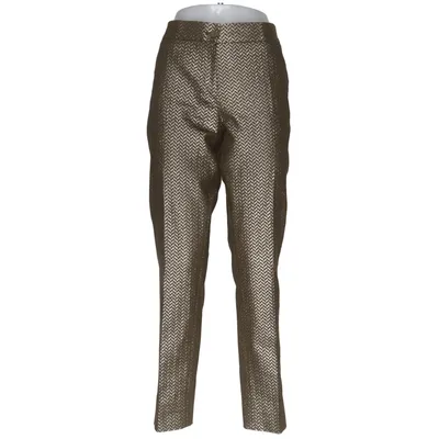 Byxor (Brun, Guldfärgad) från Etro Metallfiber, Polyester, Viskos